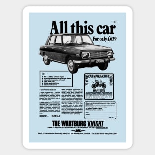 WARTBURG KNIGHT - advert Magnet